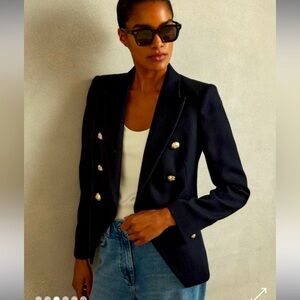 TALLY
TAILORED FIT TEXTURED DOUBLE BREASTED BLAZER color navy not black